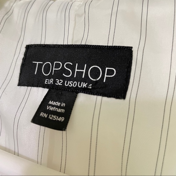 Topshop Linen Blazer - Picture 3 of 6